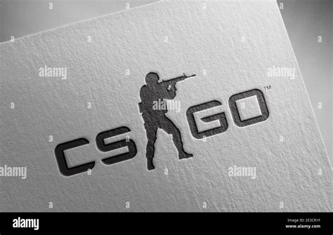 Csgo Logo Paper Texture Illustration Stock Photo Alamy