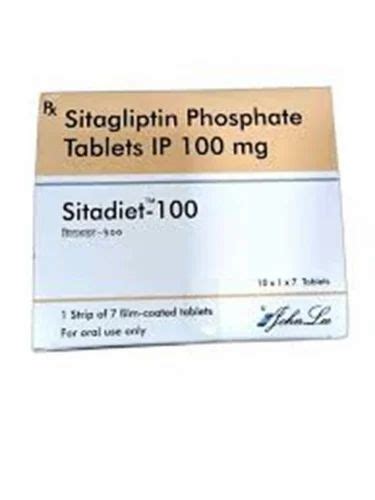 Sitagliptin Phosphate Tablets 100 Mg At 132 Stripe Anti Diabetic