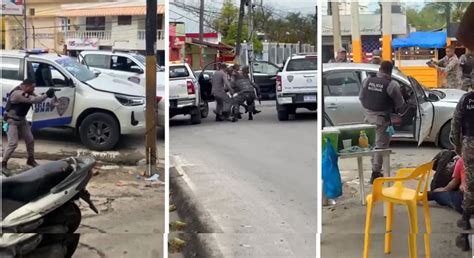 Tras Persecución Patrullas Policiales Hieren Y Capturan En Nagua A Dos Hombres Y Una Mujer