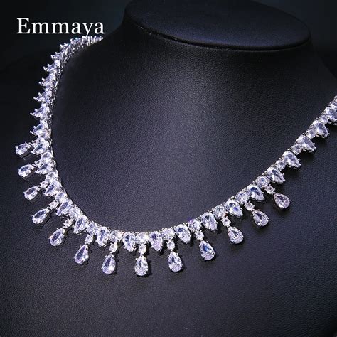 Emmaya New Arrival Exquisite Cubic Zircon Necklace For Women Girls