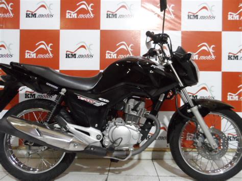 Honda Fan Esdi Preta Km Motos Sua Loja De Motos Semi Novas