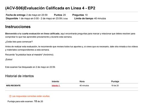 ACV S06 Evaluación Calificada en Linea 4 EP2 Calculo PARA LA TOMA DE