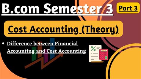 Difference Between Financial Accounting And Cost Accounting B