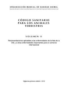 CÓDIGO SANITARIO PARA LOS ANIMALES c 211 digo sanitario para los