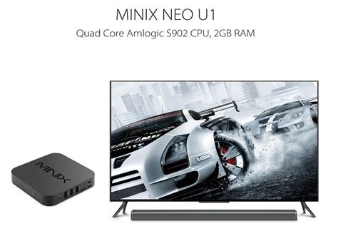 Minix Neo U Tv Box K Uhd Kodi Quad Core Amlogic S Cpu Gb Ram