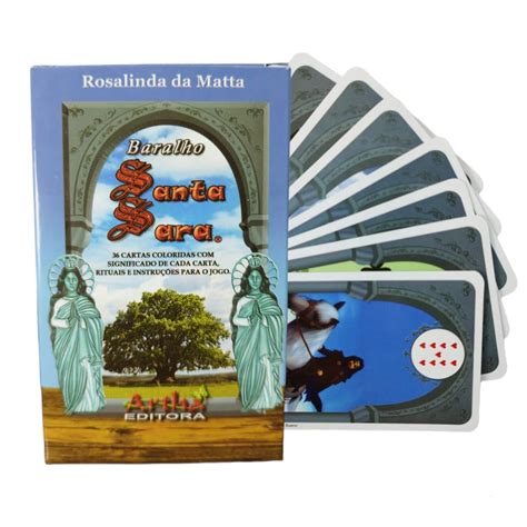 Baralho Tarot Santa Sara Kali Plastificado 36 Cartas Artha Submarino