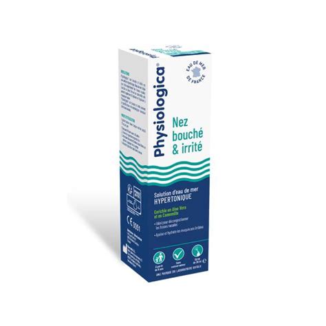 GIFRER Physiologica solution d eau de mer hypertonique nez bouché et