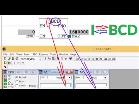 Integer To Bcd Converter In The Plc Bits Youtube