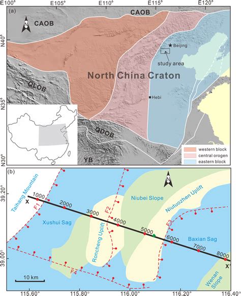 Topographic Map Of The Study Region Showing Simplified Tectonic