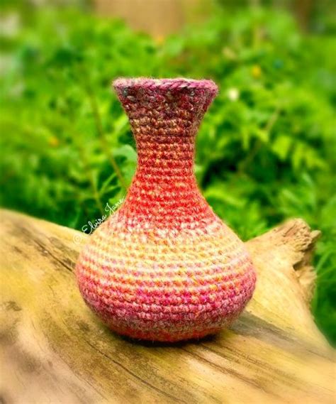 Sculptural Crochet Vase By Elvira Jane Crochet Vase Crochet Art Crochet Home