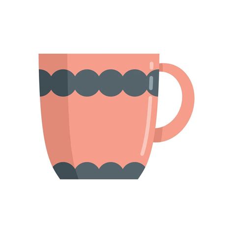 Tea Mug Icon Flat Vector Hot Cup 17336404 Vector Art At Vecteezy