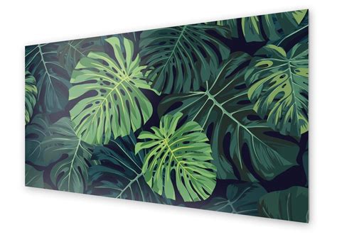 Panel kuchenny HOMEPRINT Liście monstera 140x70 cm HOMEPRINT Sklep