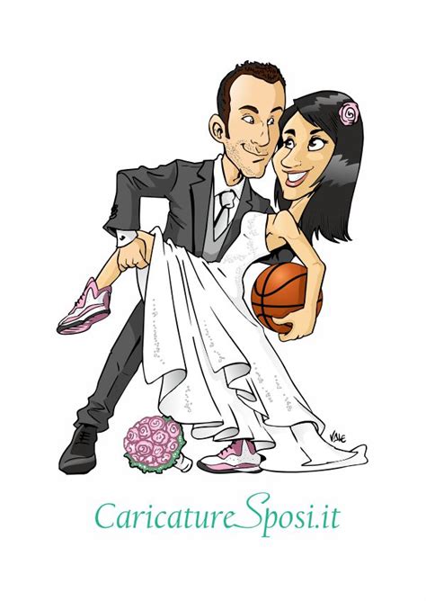 Caricature Da Foto Matrimonio Caricature Sposi