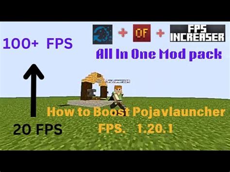 Best Mod Pack For Fps Boost In Pojavlauncher Minecraft Low End Device