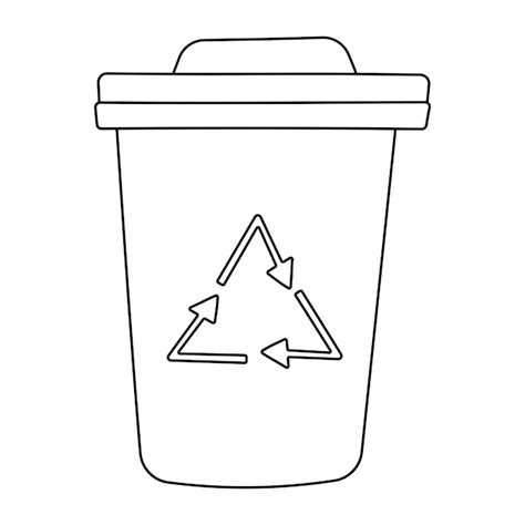 Premium Vector Coffee Paper Cup Eco Recyclable Plastic Icon Element