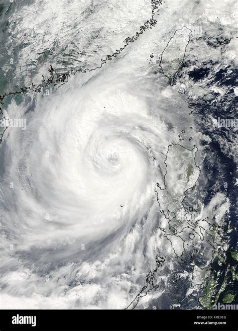 Typhoon Megi (2010) October 20 Stock Photo - Alamy
