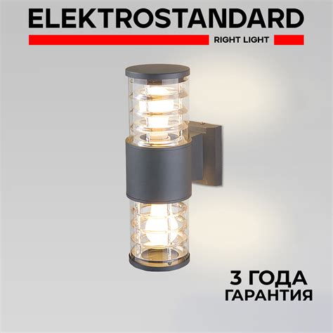 Светильник настенный уличный Elektrostandard 1407 Techno IP54 цвет ...