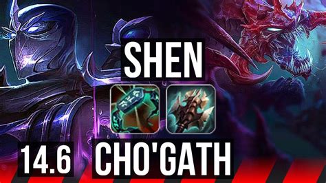 Shen Vs Cho Gath Top Games Br Master Youtube