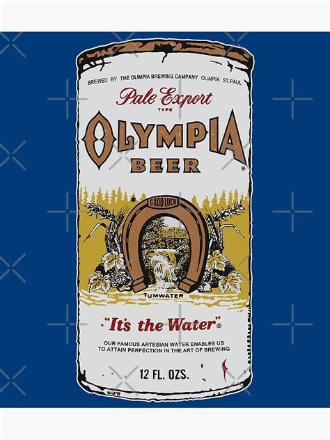 Olympia Beer As Worn By Kurt Cobain I Love This Best For You Poster