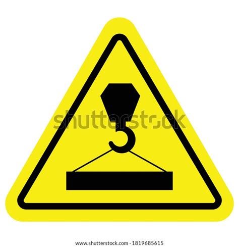 Warning Overhead Load Sign Esp10 Stock Vector Royalty Free 1819685615