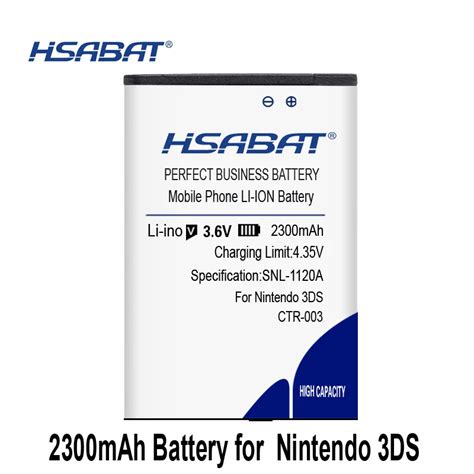 Hsabat Bater A Recargable Ctr Para Consola Nintendo Ds Ds Ds Xl