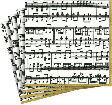 Amazon Sheet Music Luncheon Paper Napkins Health Household