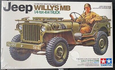 TAMIYA JEEP WILLYS MB 1 4 Ton 4x4 35219 1 35 FS NEW Model Kit Sullys