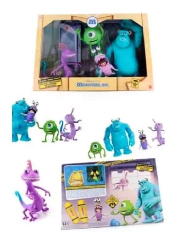 Set Personajes Monsters Inc Mattel Disney Pixar Original En Venta En