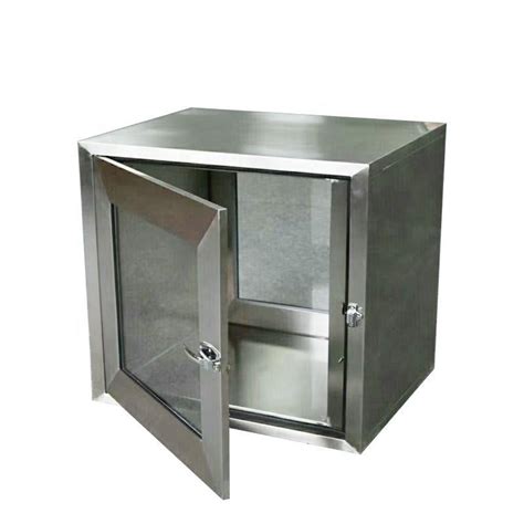 Stainless Steel Clean Room Pass Box For Biotechnology Clean Room Pass