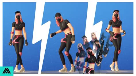 Athleisure Assassin Skin Gameplay Showcase Fortnite Youtube