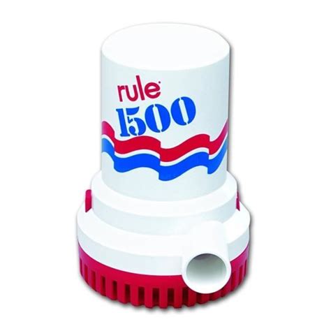 RULE 1500 Pompe De Cale Immergeable 12V Cdiscount Sport