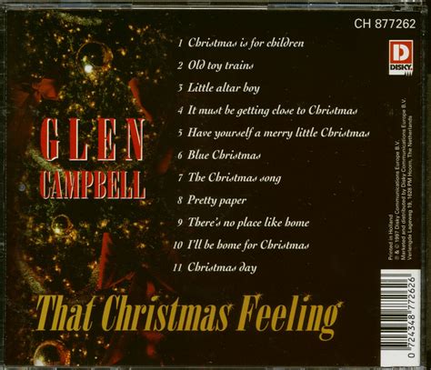 Glen Campbell CD: That Christmas Feeling (CD) - Bear Family Records