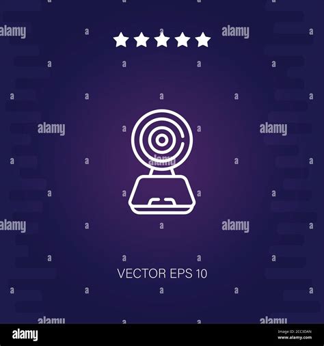 Webcam Vector Icon Modern Illustration Stock Vector Image And Art Alamy