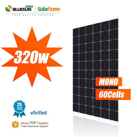 Acheter Panneau Solaire Bifacial Haute Efficacit Bluesun Haute