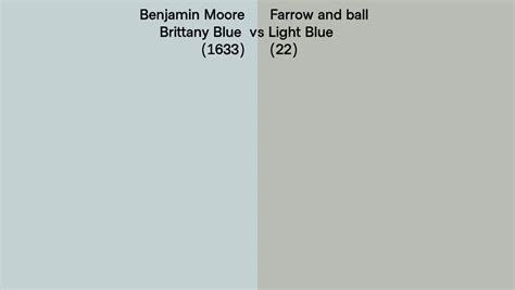 Benjamin Moore Brittany Blue 1633 Vs Farrow And Ball Light Blue 22