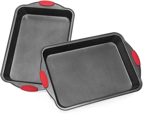 Elite Bakeware™ Extra Large All Purpose Baking Pans 2 Pack With Ultra Nonstick Coating And