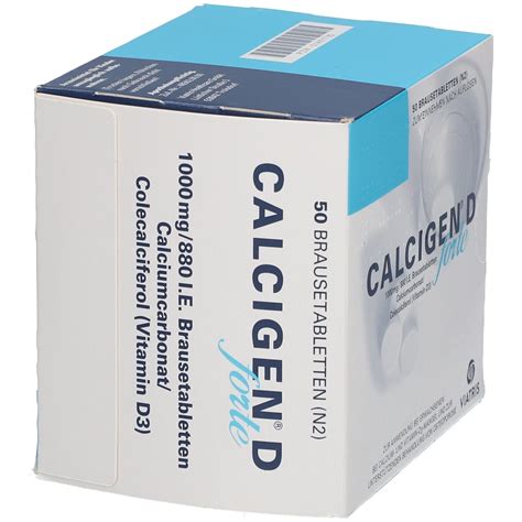 Calcigen D Forte Mg I E Brausetabletten St Shop Apotheke