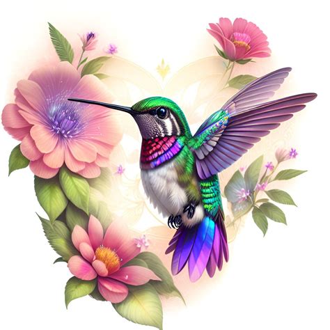 Colibrí z em 2023 Pinturas de pássaros Ilustrações florais Ideias