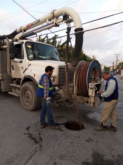 Limpian Drenajes Sanitarios COMAPA De Reynosa