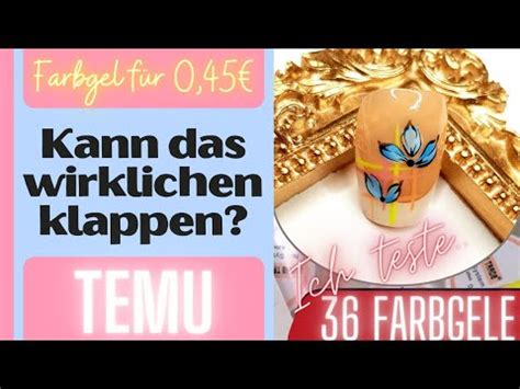 TEMU FARBGEL SOOO GÜNSTIG aber auch GUT temu temuhaul gelnails