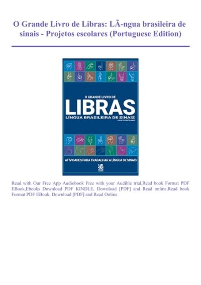 Pdf O Grande Livro De Libras L Ngua Brasileira De Sinais Projetos