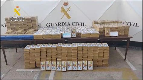 La Guardia Civil incauta 600 kilos de cocaína y detiene a ocho