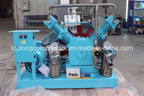 Oil Free Medical O2 CO2 Oxygen Helium Nitrogen Argon Piston Compressor