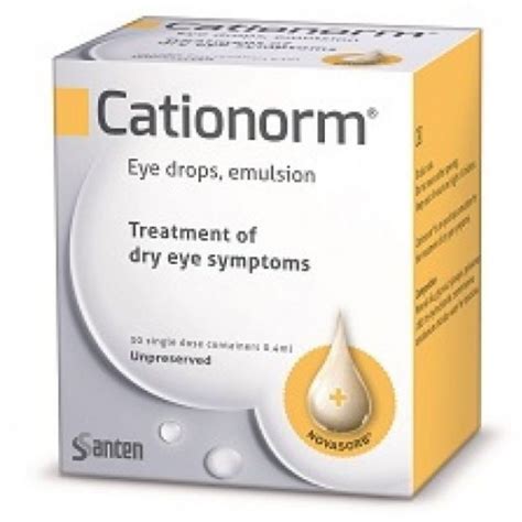 ※cationorm Eye Drops Emulsion 04ml X30s Lazada