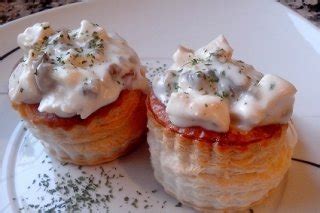 Receta De Vol Au Vent Relleno De Pollo Y Champi Ones