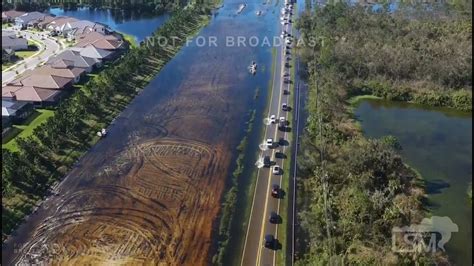 09 30 2022 North Port Fl Myakka River Massive Flooding Trailer Park Destroyed Boat Marine