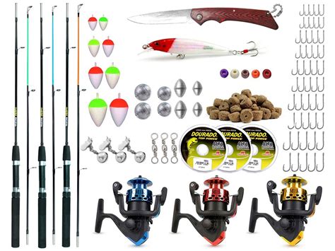 Kit De Pesca Completo 3 Varas 3 Molinetes E Acessórios Ref 02