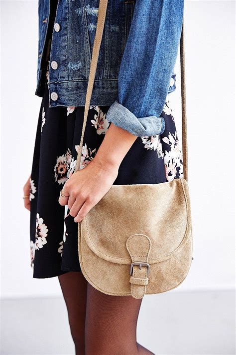 Bdg Suede Crossbody Saddle Bag Urban Outfitters With Images