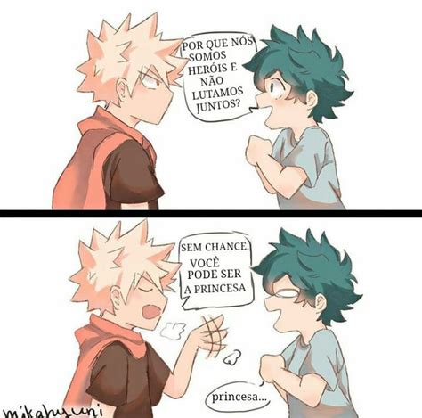 Imagens Mini Comics Bakudeku 15 Casais Bonitos De Anime