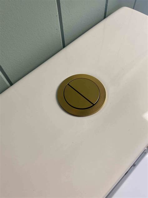 Turner Hastings THSP021 Round Flush Button Brushed Brass Design